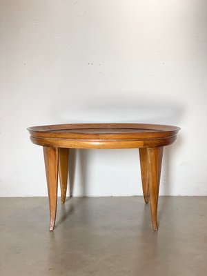 Art Deco Round Coffee Table, 1940s-NPC-1431776