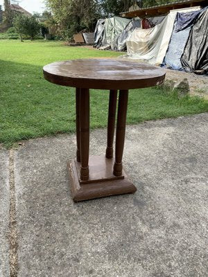 Art Deco Round Side Table, 1930s-OXJ-1703973