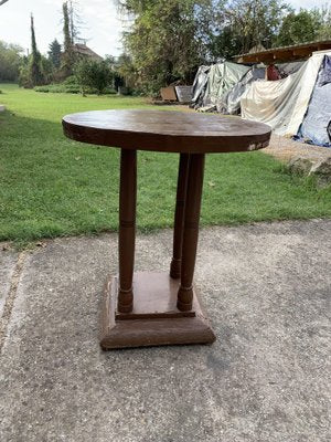 Art Deco Round Side Table, 1930s-OXJ-1703973