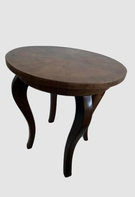 Art Deco Round Walnut Veneer Coffee Table, 1929-YBH-2027880