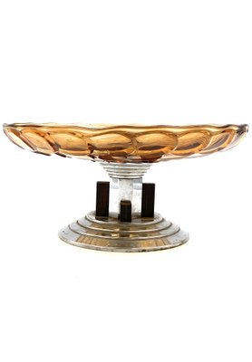 Art Deco Scaled Glass Centerpiece, France, 1930s-TXN-1420552