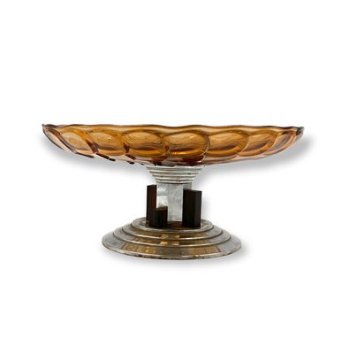 Art Deco Scaled Glass Centerpiece, France, 1930s-TXN-1420552