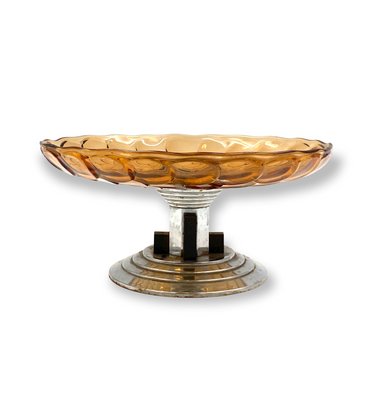 Art Deco Scaled Glass Centerpiece, France, 1930s-TXN-1420552