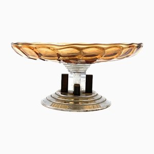 Art Deco Scaled Glass Centerpiece, France, 1930s-TXN-1420552