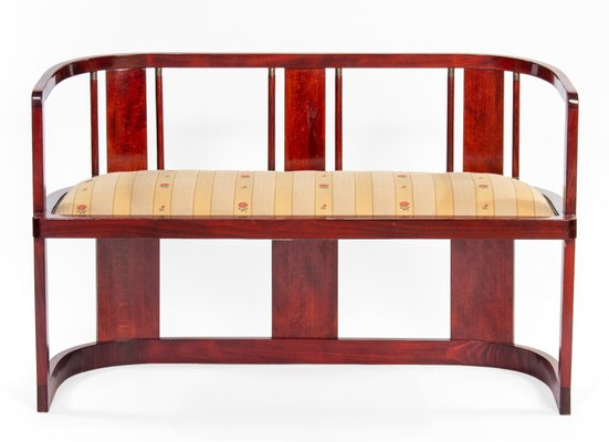 Art Deco Seating Ensemble, Canape, Armchairs and Center Table, Ca. 1920, Set of 4-ABO-1440476