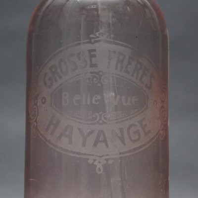 Art Deco Seltzer Rosa Soda Syphon from Freres Bellevue Hayange-RST-1320551