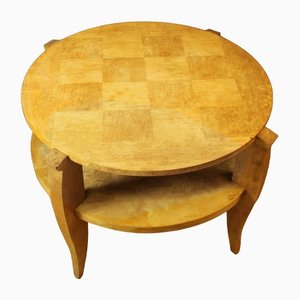 Art Deco Side Table in Birch, Norway, 1930s-BCR-1402807