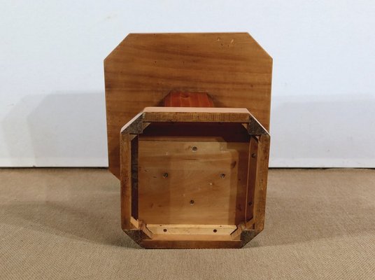 Art Deco Side Table in Walnut and Cherry, 1930s-RVK-1317764