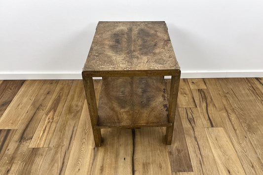 Art Deco Side Table with Expressive Walnut Veneer, Paris Area, 1930s