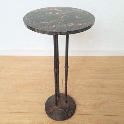 Art Deco Side Table with Marble Top, 1930s-WK-2022908