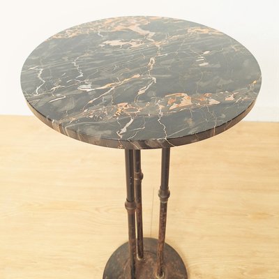 Art Deco Side Table with Marble Top, 1930s-WK-2022908