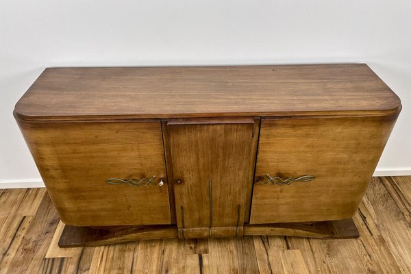 Art Deco Sideboard in Rosewood with Brass Applications, Paris, 1920s-VMP-1061499