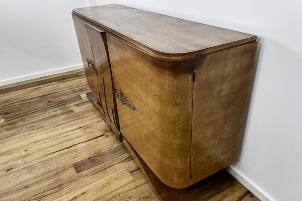 Art Deco Sideboard in Rosewood with Brass Applications, Paris, 1920s-VMP-1061499