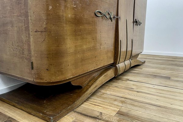 Art Deco Sideboard in Rosewood with Brass Applications, Paris, 1920s-VMP-1061499