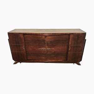 Art Deco Sideboard with Rosewood Veneer and Brass Strips, Paris, 1920s-VMP-1061479