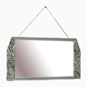 Art Deco Silver Mirror-AIU-1332894