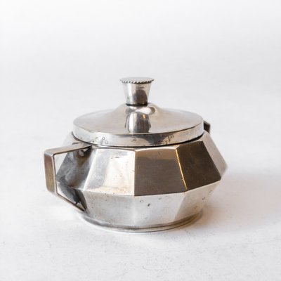 Art Deco Silver Plated Sugar Bowl, 1930s-FSD-605633