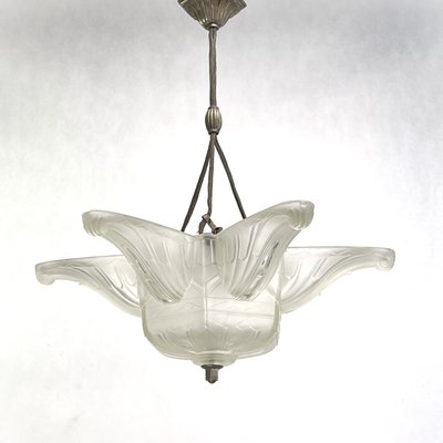 Art Deco Smerel Chandeliers Denails by Hettier & Vincent, 1920s-JUZ-1370867