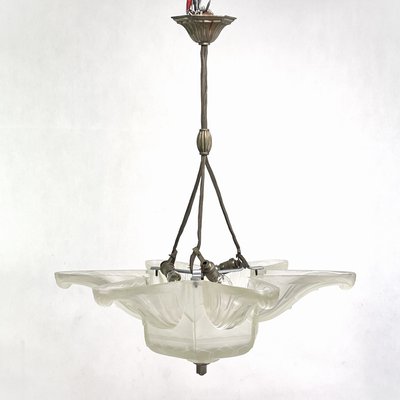 Art Deco Smerel Chandeliers Denails by Hettier & Vincent, 1920s-JUZ-1370867