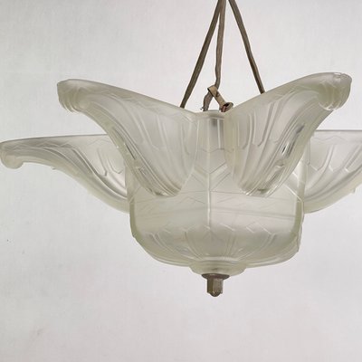 Art Deco Smerel Chandeliers Denails by Hettier & Vincent, 1920s-JUZ-1370867