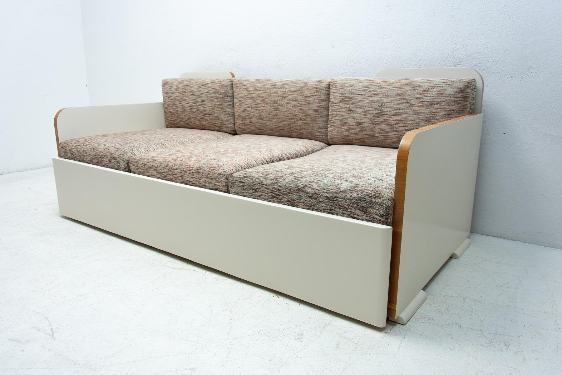 Art Deco Sofa, Bohemia, 1930s