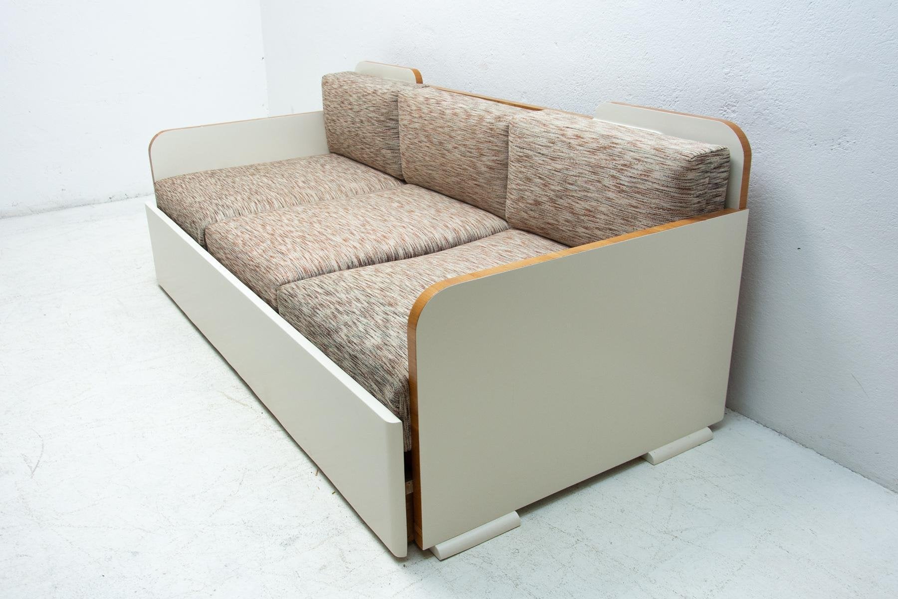 Art Deco Sofa, Bohemia, 1930s