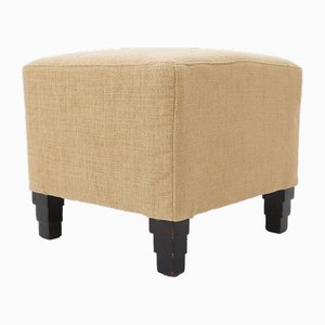 Art Deco Square Pouf, 1930s-EZ-2027093