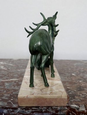 Art Deco Stag & Deer, 20th-Century-RVK-1123560