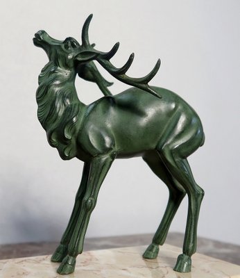 Art Deco Stag & Deer, 20th-Century-RVK-1123560