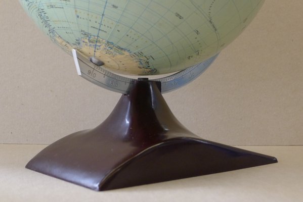 Art Deco Streamline Globe on Bakelite Stand from JRO Verlag, 1950s-VRE-592335