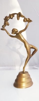 Art Deco Style Ballerina in Bronze, 1920s-LLP-1406651