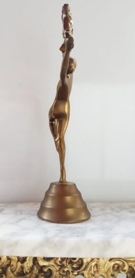 Art Deco Style Ballerina in Bronze, 1920s-LLP-1406651