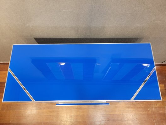 Art Deco Style Blue Glass Commode-NUC-1797184