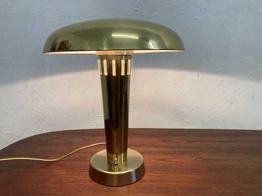 Art Deco Style Brass Table Lamp, 1970s-1980s-AET-1722723