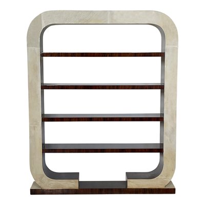 Art Deco Style Double Sided Bookcase, 1990s-BEW-1773462