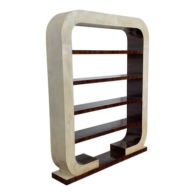 Art Deco Style Double Sided Bookcase, 1990s-BEW-1773462