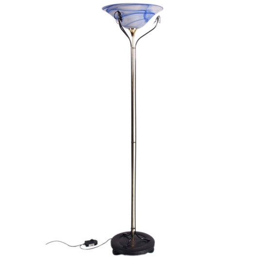 Art Deco Style Floor Lamp in Murano Glass attributed to AV Mazzega, 1950s