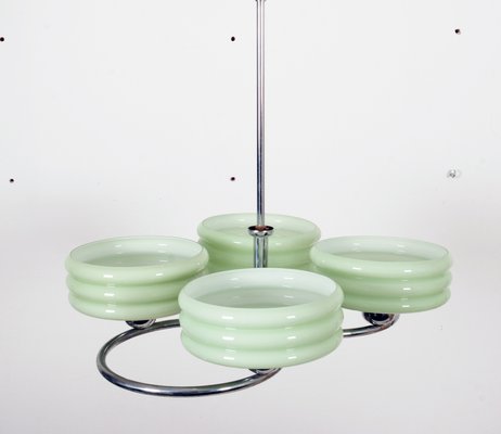 Art Deco Style Green Ceiling Light-AX-1175272