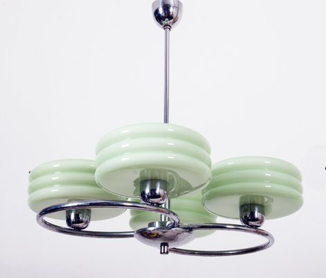 Art Deco Style Green Ceiling Light-AX-1175272