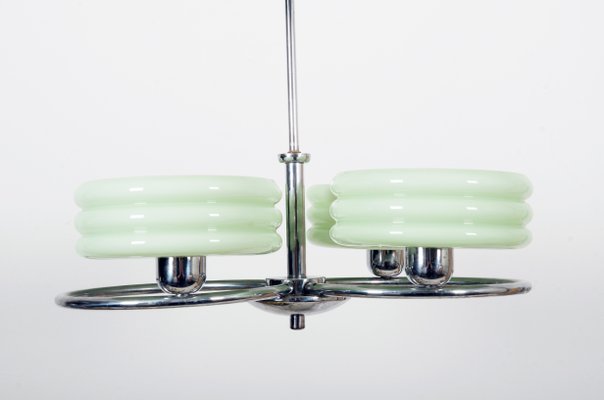 Art Deco Style Green Ceiling Light-AX-1175272