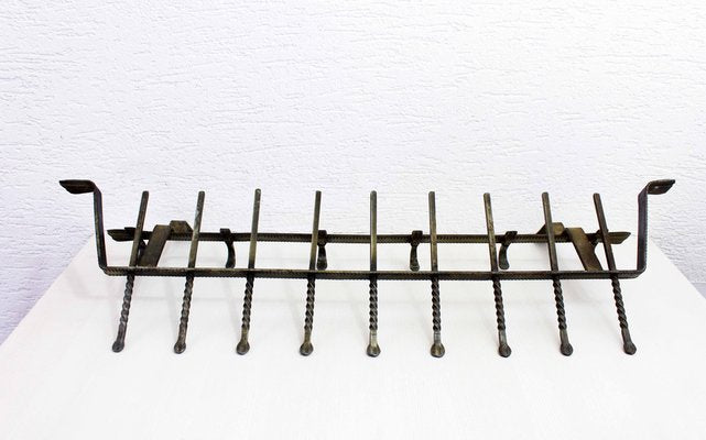 Art Deco Style Metal Coat Rack, 1960s-BQF-1820149