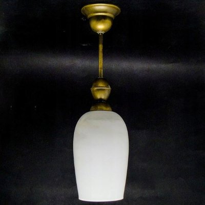 Art Deco Style Pendant Lamp, Poland, 1950s-BKO-1424873