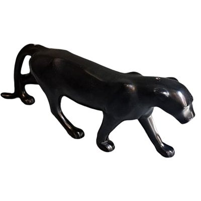 Art Deco Style Resin Panther Sculpture by Max Le Verrier, 1980s-TCS-2040413