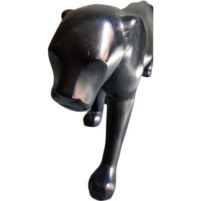 Art Deco Style Resin Panther Sculpture by Max Le Verrier, 1980s-TCS-2040413