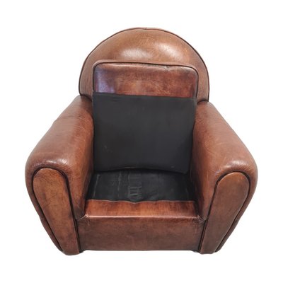 Art Deco Style Sheepskin Armchair-VHW-2016662