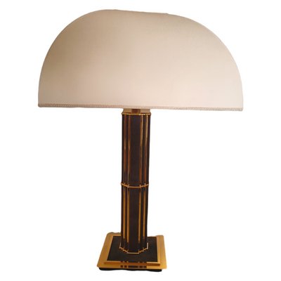 Art Deco Style Skyscraper Table Lamp with Gilt Bronze & Velvet-TCS-1347509