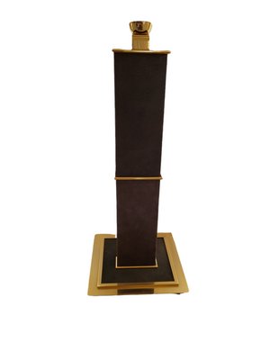 Art Deco Style Skyscraper Table Lamp with Gilt Bronze & Velvet-TCS-1347509