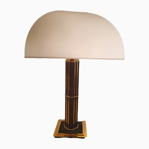 Art Deco Style Skyscraper Table Lamp with Gilt Bronze & Velvet-TCS-1347509