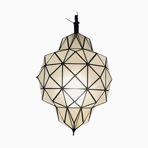 Art Deco Style White Crystal Dome-Shaped Chandelier, Pendant or Lantern-TCS-1056645