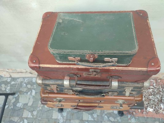 Art Deco Suitcases, Set of 5-CAQ-1700515